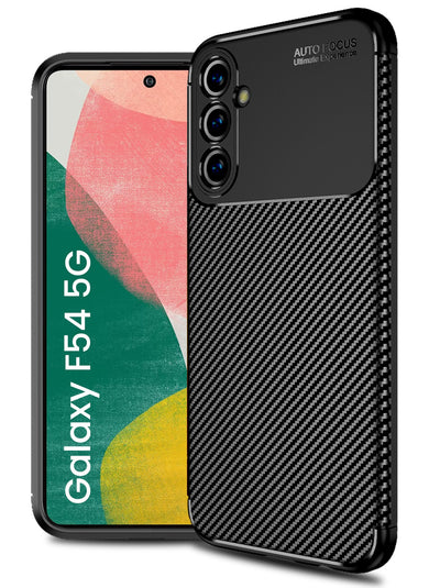Samsung Galaxy F54 5G (6.7 inch) Back Cover | Aramid Fiber Series, Black