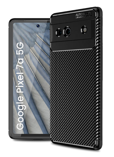 Google Pixel 7a 5G (6.1 inch) Back Cover | Aramid Fiber Series, Black