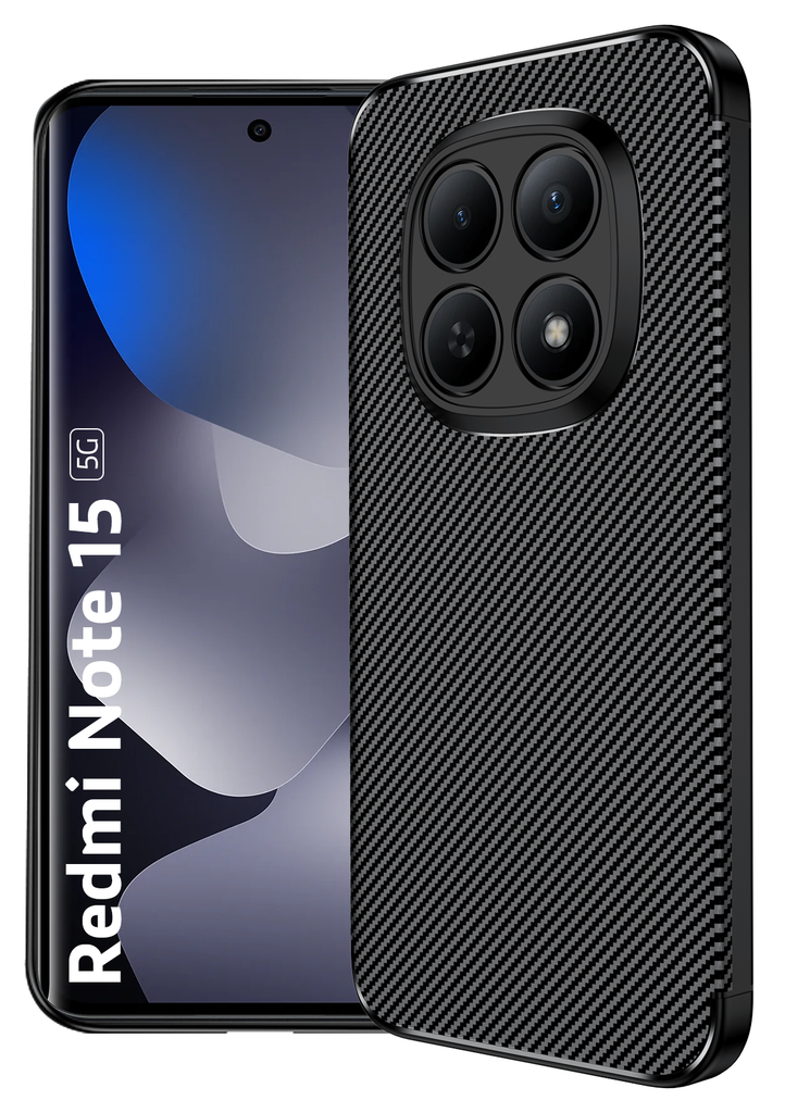 Redmi Note 15 5G (6.77 inch) Back Cover | Aramid Fiber Series, Black