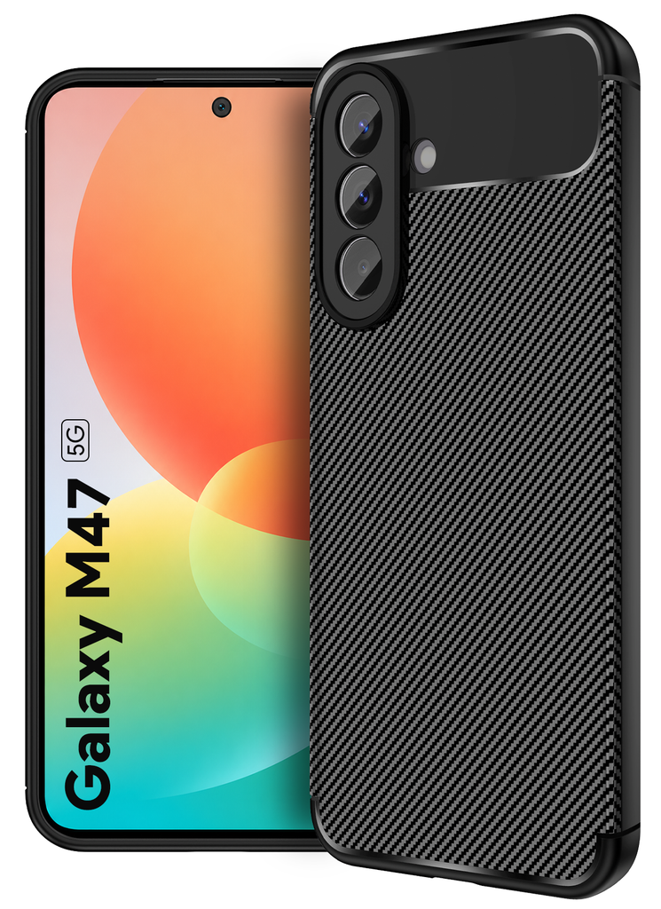 Samsung Galaxy M47 5G (6.7 inch) Back Cover | Aramid Fiber Series, Black