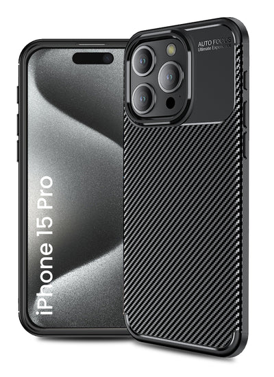 Apple iPhone 15 Pro (6.1 inch) Back Cover | Aramid Fiber Series, Black