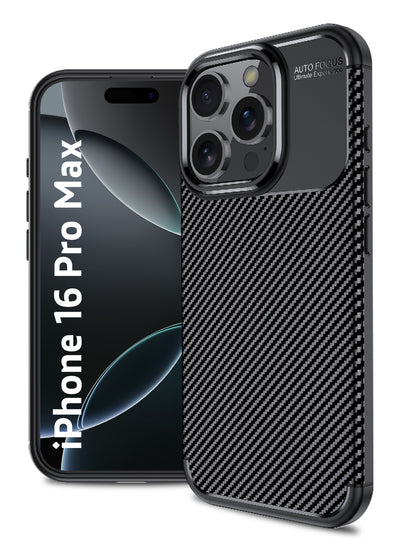 Apple iPhone 16 Pro Max (6.9 inch) Back Cover | Aramid Fiber Series, Black