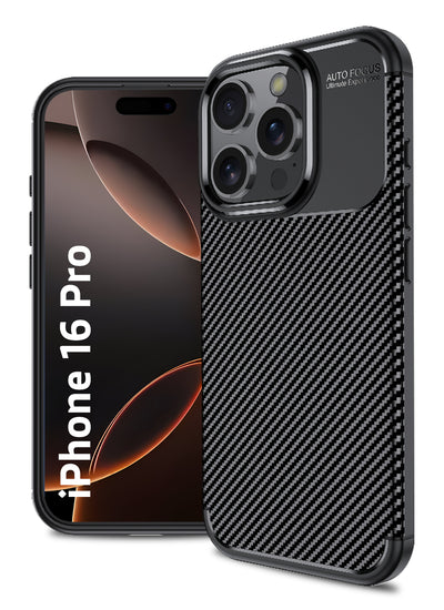 Apple iPhone 16 Pro (6.3 inch) Back Cover | Aramid Fiber Series, Black