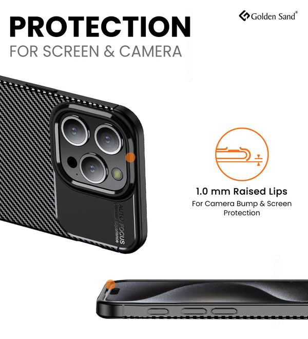 Apple iPhone 15 Pro (6.1 inch) Back Cover | Aramid Fiber Series, Black