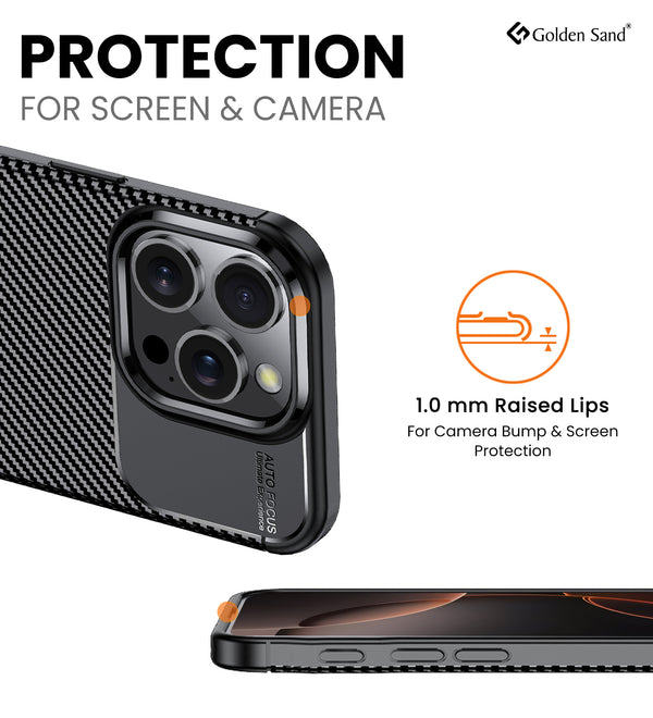 Apple iPhone 16 Pro (6.3 inch) Back Cover | Aramid Fiber Series, Black