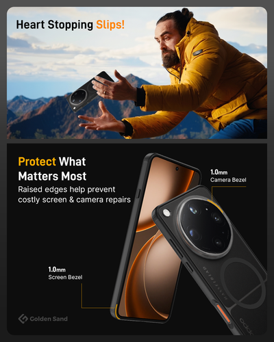 Oppo Find X9 Ultra 5G (6.82 inch) Back Cover | Rugged Frosted MagSnap Series, Tundra Black