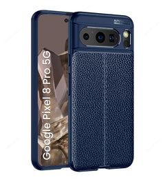 Vegan Leather- Blue