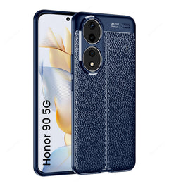 Vegan Leather- Blue