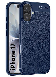 Vegan Leather Deep Blue