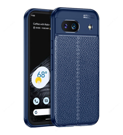 Google Pixel 8A 5G (6.1 inch) Back Cover | Vegan Leather Series, Blue