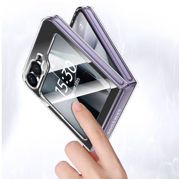 Samsung Galaxy Z Flip 6, 6.7 inch Ice Crystal Back Cover