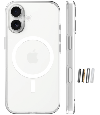 Apple iPhone 17 5G (6.3 inch) Back Cover | Aura MagSnap Series, Crystal Clear