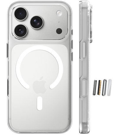 Apple iPhone 17 Pro Max 5G (6.9 inch) Back Cover | Aura MagSnap Series, Crystal Clear