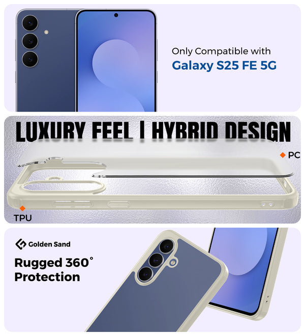 Samsung Galaxy S25 FE 5G (6.7 inch) Back Cover | Rugged Frosted Series, Grey