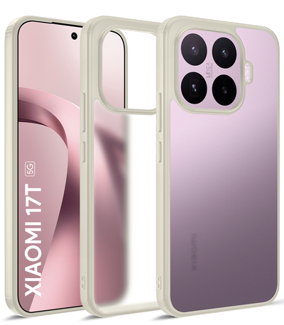 Pre Order, [Estimated Shipping Date: 15 June 2026], Xiaomi 17T 5G (6.59 inch) Back Cover | Rugged Frosted Series, Ivory