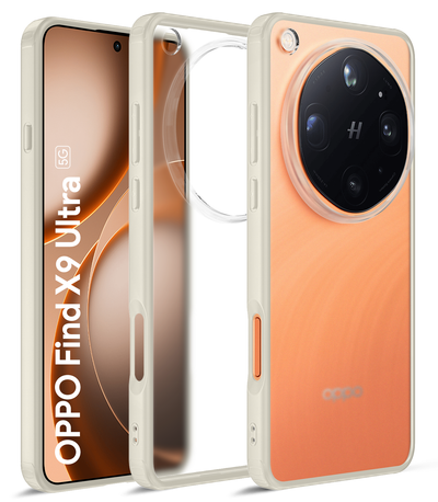 Oppo Find X9 Ultra 5G (6.82 inch) Back Cover | Rugged Frosted Series, Canyon Ivory