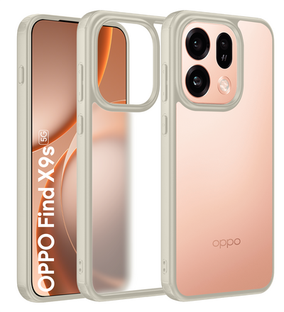 Oppo Find X9s 5G (6.59 inch) Back Cover | Rugged Frosted Series, Sunset Ivory