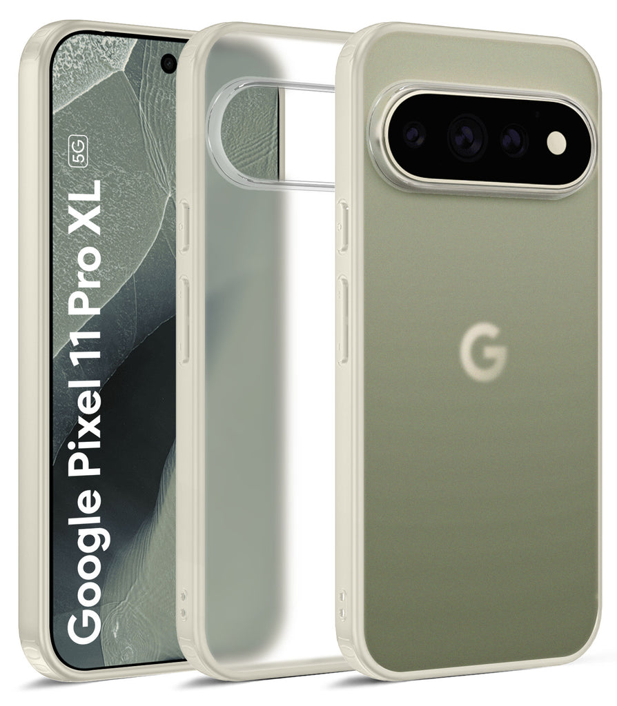 Google Pixel 11 Pro XL 5G (6.8 inch) Back Cover | Rugged Frosted Series, Olive Ivory