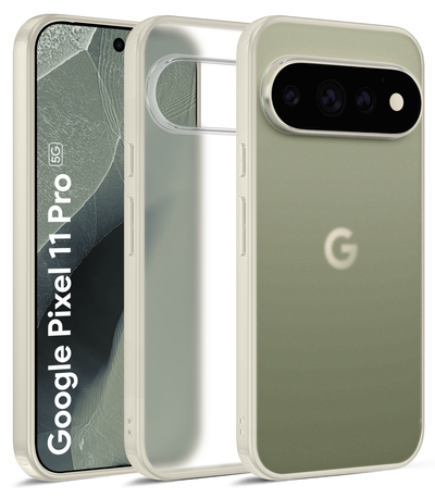 Google Pixel 11 Pro 5G (6.3 inch) Back Cover | Rugged Frosted Series, Olive Ivory