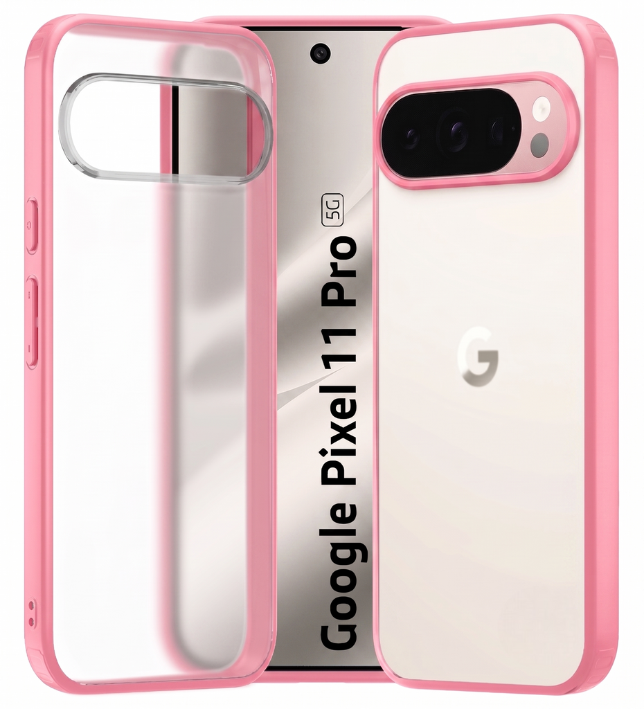 Google Pixel 11 Pro 5G, 6.3 inch Rugged Frosted Back Cover
