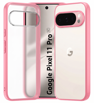 Google Pixel 11 Pro 5G, 6.3 inch Rugged Frosted Back Cover