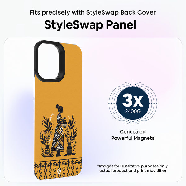 Plant Motif [Timeless Ink  Theme] - StyleSwap Back Panel