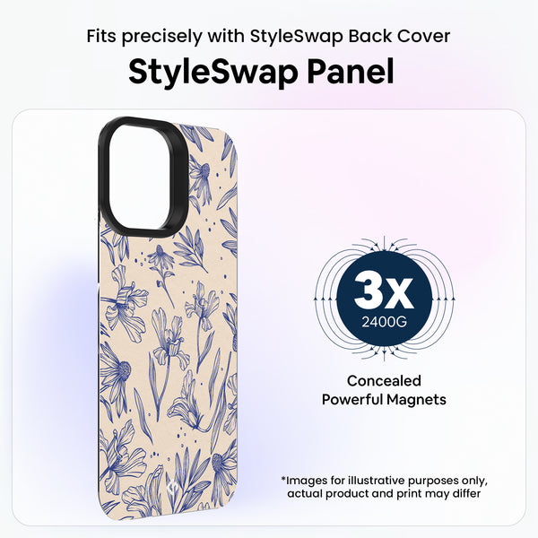 Blue Blossom [Timeless Ink  Theme] - StyleSwap Back Panel