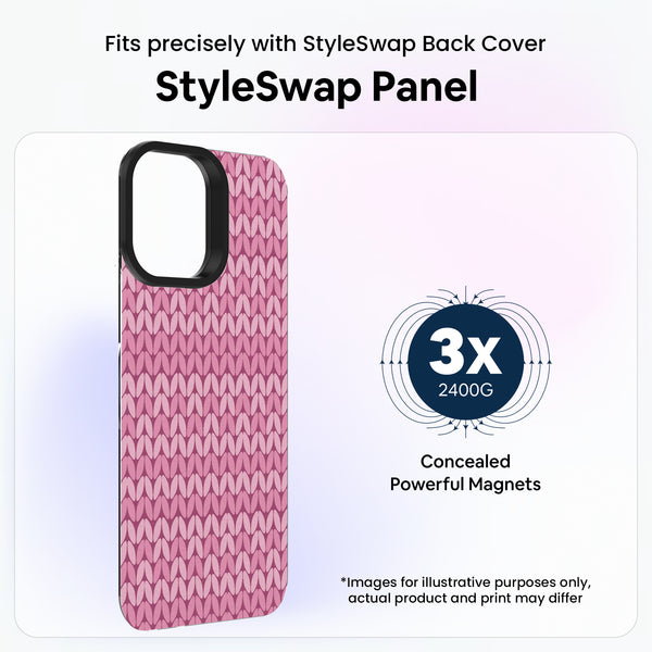 Pink Knitting Pattern [Chic & Charming Theme] - StyleSwap Back Panel