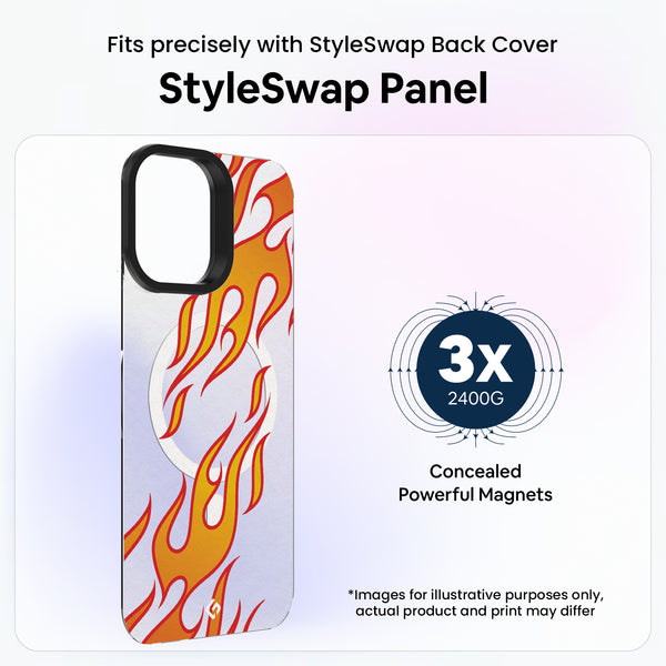 Red Fire Transparent [Abstract Theme] - StyleSwap Back Panel