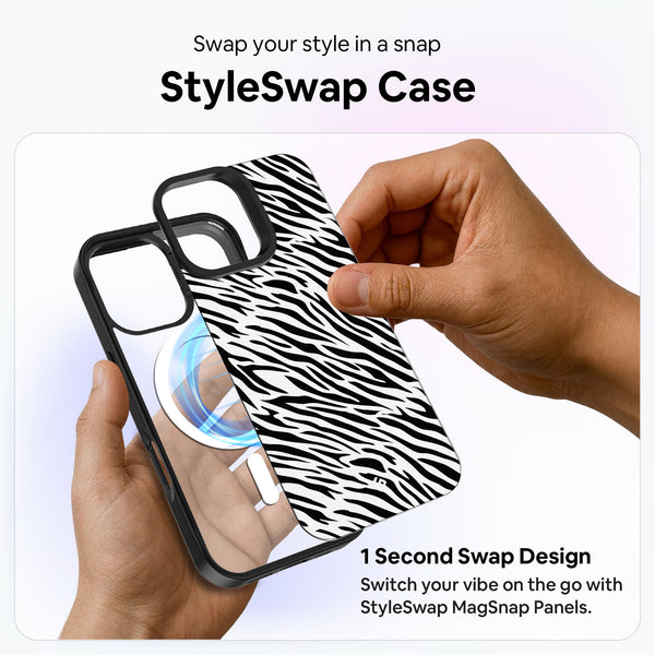 Zebra Skin [Stripes & Spots] - StyleSwap Back Cover + Back Panel