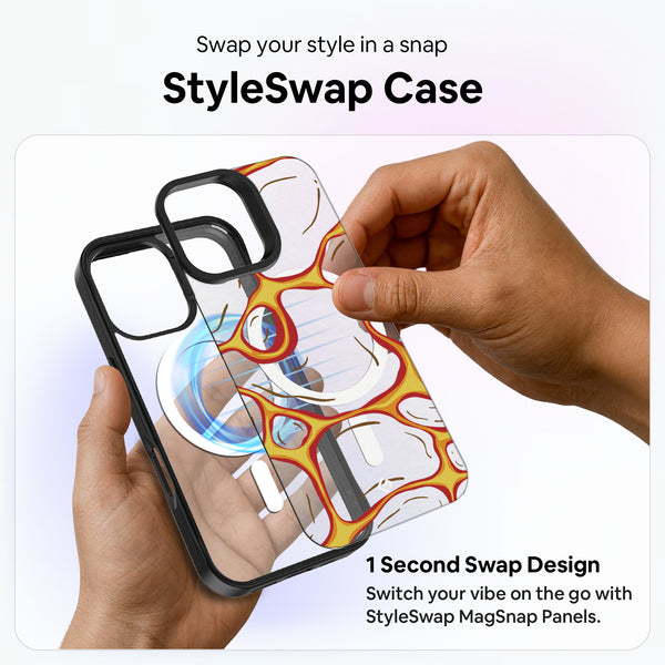 Lava Transparent [Abstract] - StyleSwap Back Cover + Back Panel