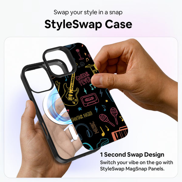 Music Doodle Colour [Abstract] - StyleSwap Back Cover + Back Panel