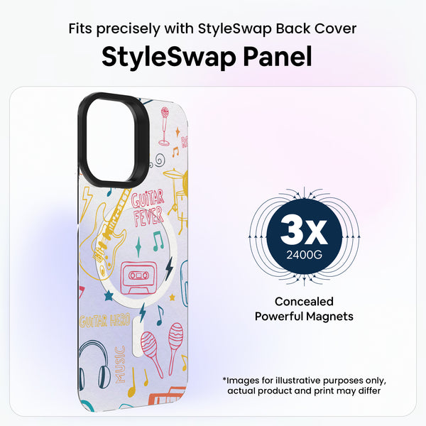 Music Doodle Transparent [Abstract Theme] - StyleSwap Back Panel