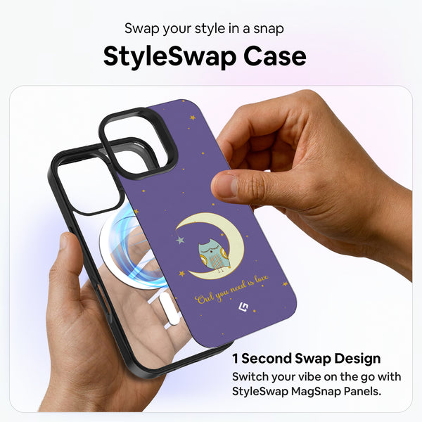 Moon Owl [Mystic Whispers] - StyleSwap Back Cover + Back Panel