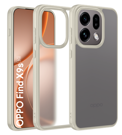 Oppo Find X9s 5G, 6.59 inch Rugged Frosted Back Cover