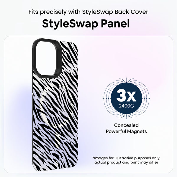 Zebra Skin (Transparent) [Stripes & Spots Theme] - StyleSwap Back Panel