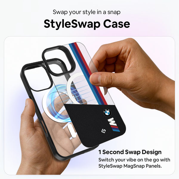 BMW Stripe Logo [Gear & Glory] - StyleSwap Back Cover + Back Panel