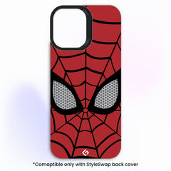 Spider Face- Red [Comic Universe Theme] - StyleSwap Back Panel