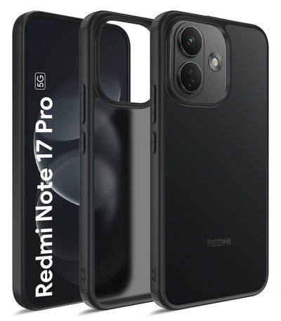 Redmi Note 17 Pro 5G, 6.83 inch Rugged Frosted Back Cover