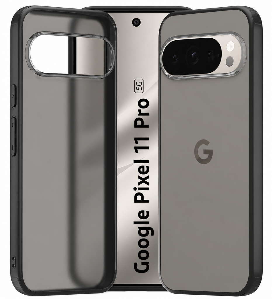 Google Pixel 11 Pro 5G, 6.3 inch Rugged Frosted Back Cover