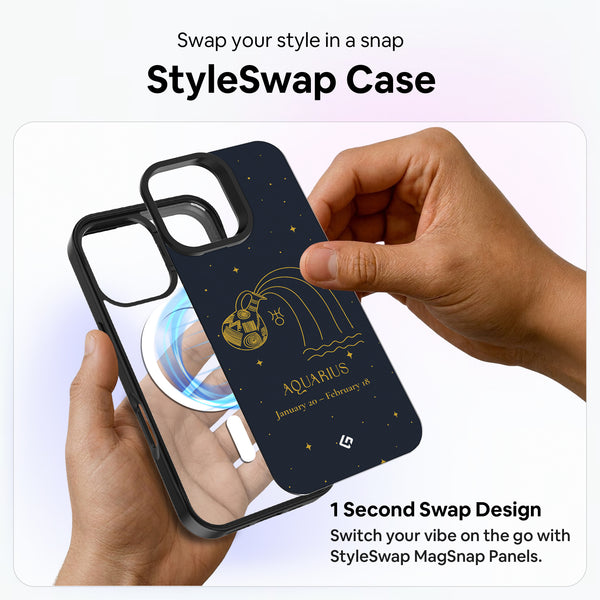 Aquarius [Celestial Signs - Series 1] - StyleSwap Back Cover + Back Panel