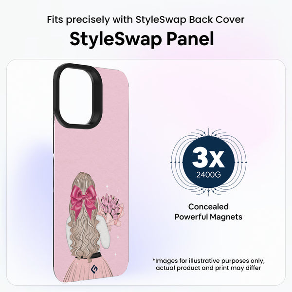 Cute Girl with Bow [Chic & Charming Theme] - StyleSwap Back Panel
