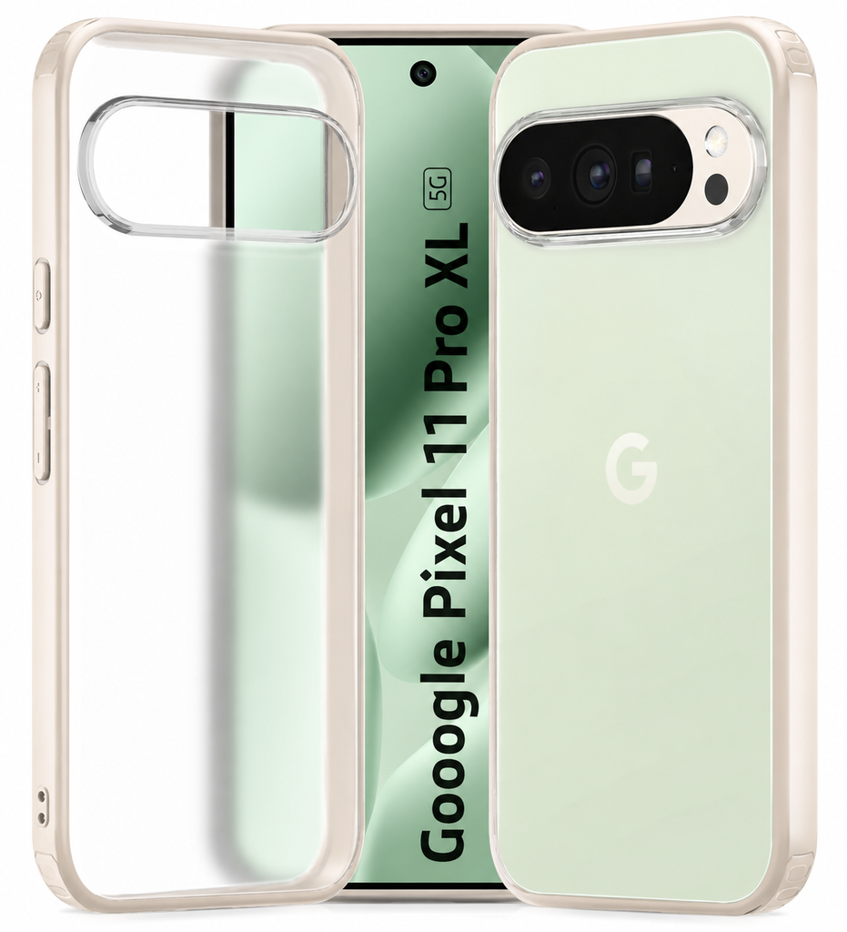 Google Pixel 11 Pro XL 5G, 6.8 inch Rugged Frosted Back Cover
