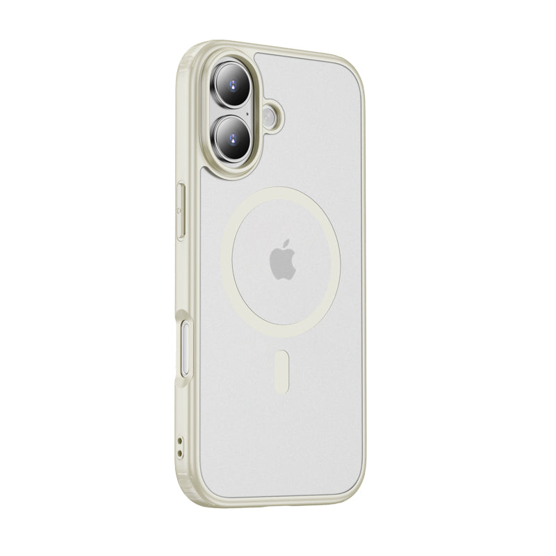 Apple iPhone 17 5G (6.3 inch) Back Cover | Rugged Frosted MagSnap Series, Grey