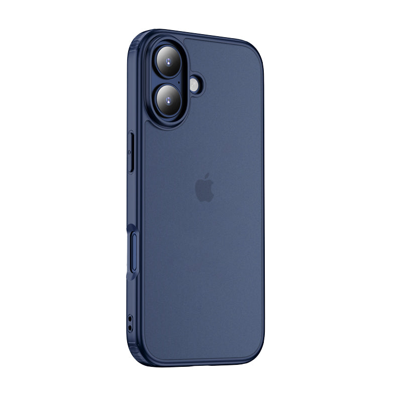 Apple iPhone 17 5G (6.3 inch) Back Cover | Rugged Frosted Series, Deep Blue