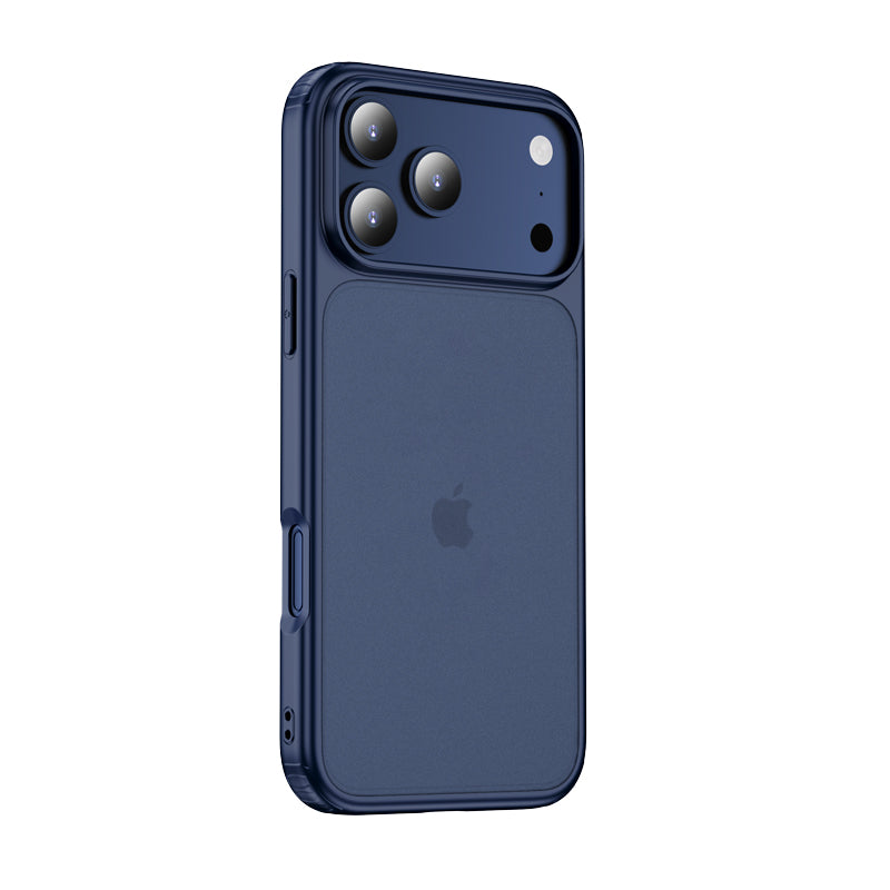 Apple iPhone 17 Pro 5G (6.3 inch) Back Cover | Rugged Frosted Series, Blue