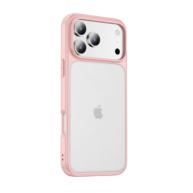 Apple iPhone 17 Pro 5G (6.3 inch) Back Cover | Rugged Frosted Series, Pink