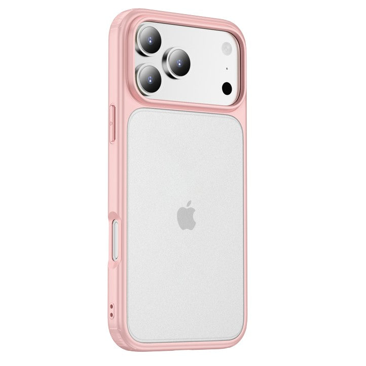 Apple iPhone 17 Pro Max 5G (6.9 inch) Back Cover | Rugged Frosted Series, Pink