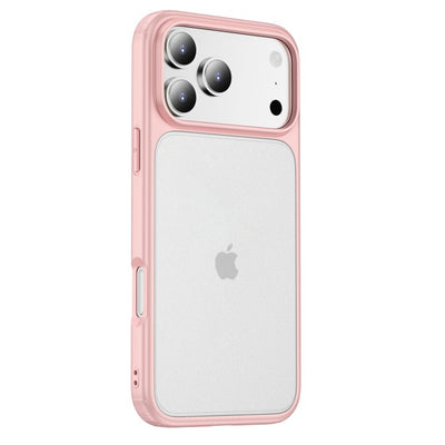 Apple iPhone 17 Pro Max 5G (6.9 inch) Back Cover | Rugged Frosted Series, Pink