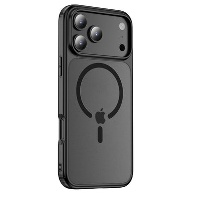 Apple iPhone 17 Pro Max 5G (6.9 inch) Back Cover | Rugged Frosted MagSnap Series, Black